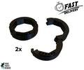 70mm Octagonal Garage Door Collar Pair - RDAL70 Split Hinged Tube Barrel Adapter Replacement