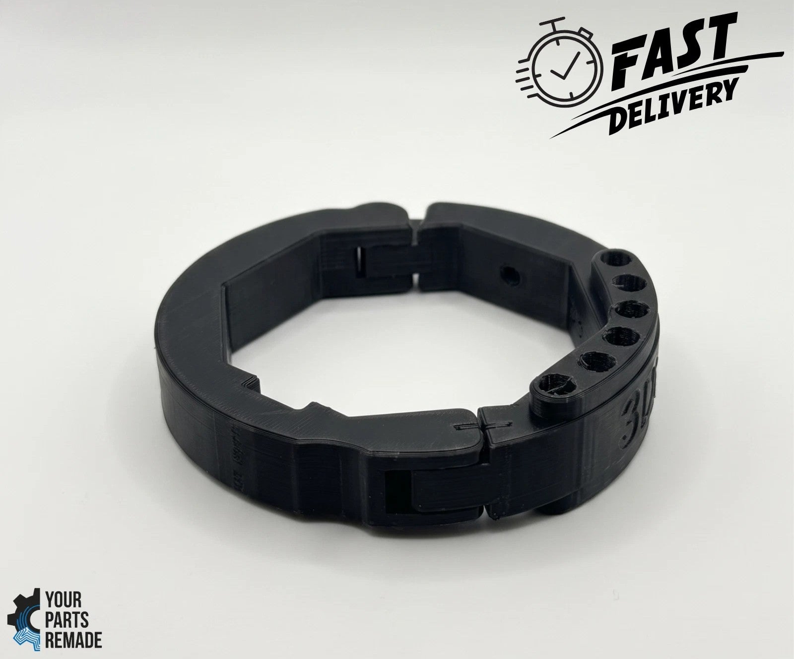 60mm Octagonal Garage Door Collar Single - RDAL60 Split Hinged Tube Barrel Adapter Replacement
