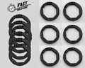60mm Octagonal Garage Door Collar 6-Pack - RDAL60 Split Hinged Tube Barrel Adapter Replacement