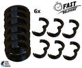 70mm Octagonal Garage Door Collar 6-Pack - RDAL70 Split Hinged Tube Barrel Adapter Replacement