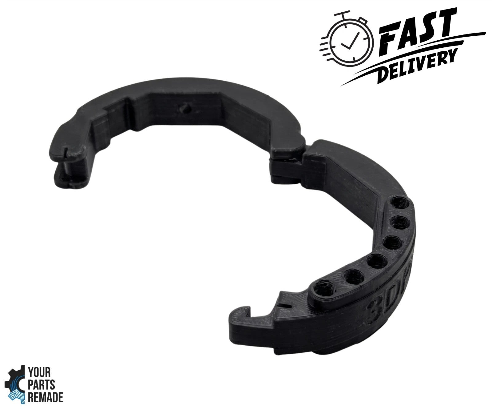 60mm Octagonal Garage Door Collar Single - RDAL60 Split Hinged Tube Barrel Adapter Replacement