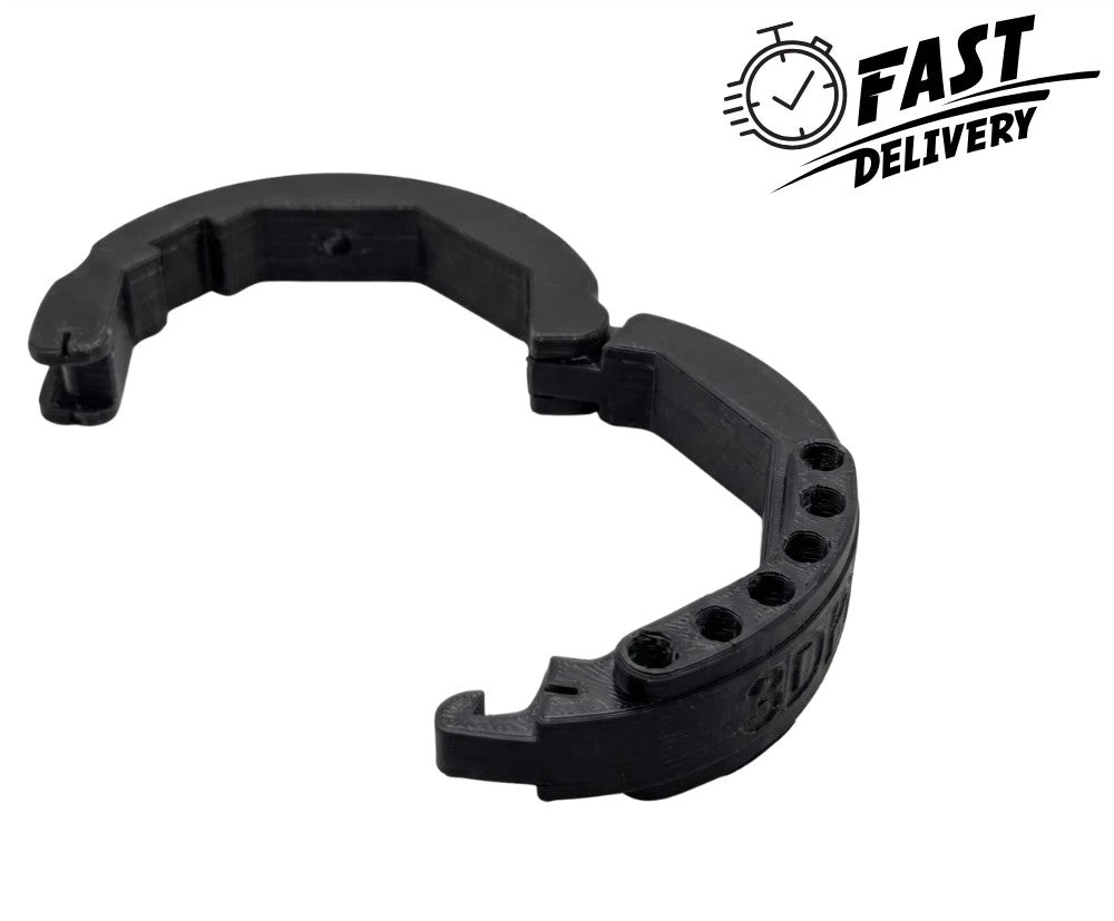 60mm Octagonal Garage Door Collar 6-Pack - RDAL60 Split Hinged Tube Barrel Adapter Replacement