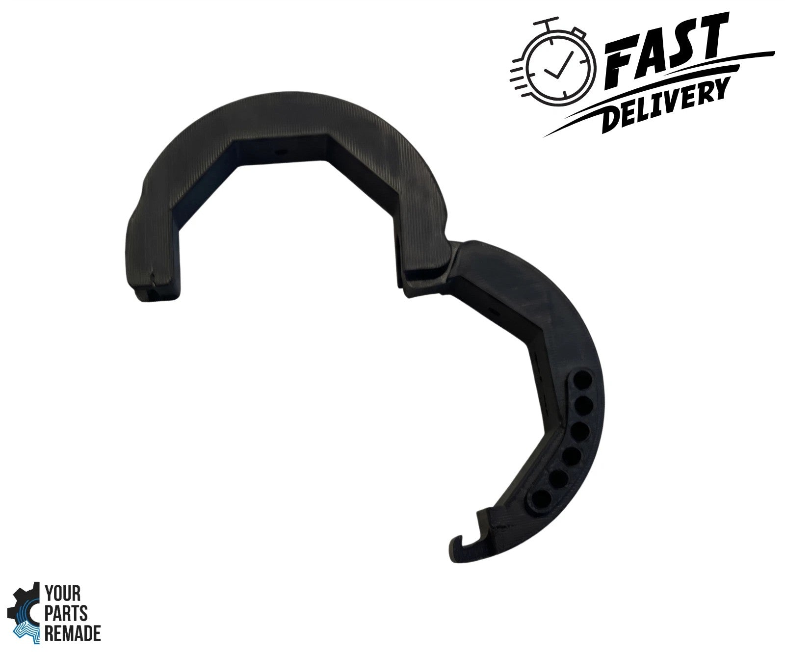 70mm Octagonal Garage Door Collar Single - RDAL70 Split Hinged Tube Barrel Adapter Replacement