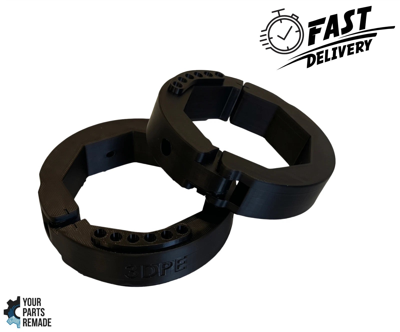 70mm Octagonal Garage Door Collar Single - RDAL70 Split Hinged Tube Barrel Adapter Replacement