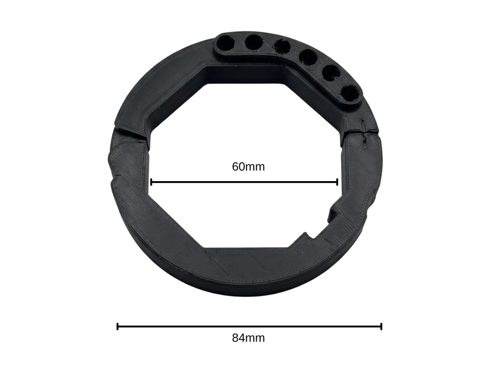 60mm / 84mm dimensioned diagram